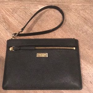 Kate Spade Black Tinie Newbury Lane Wristlet
